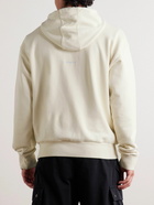 Givenchy - Logo-Embroidered Cotton-Jersey Hoodie - Neutrals