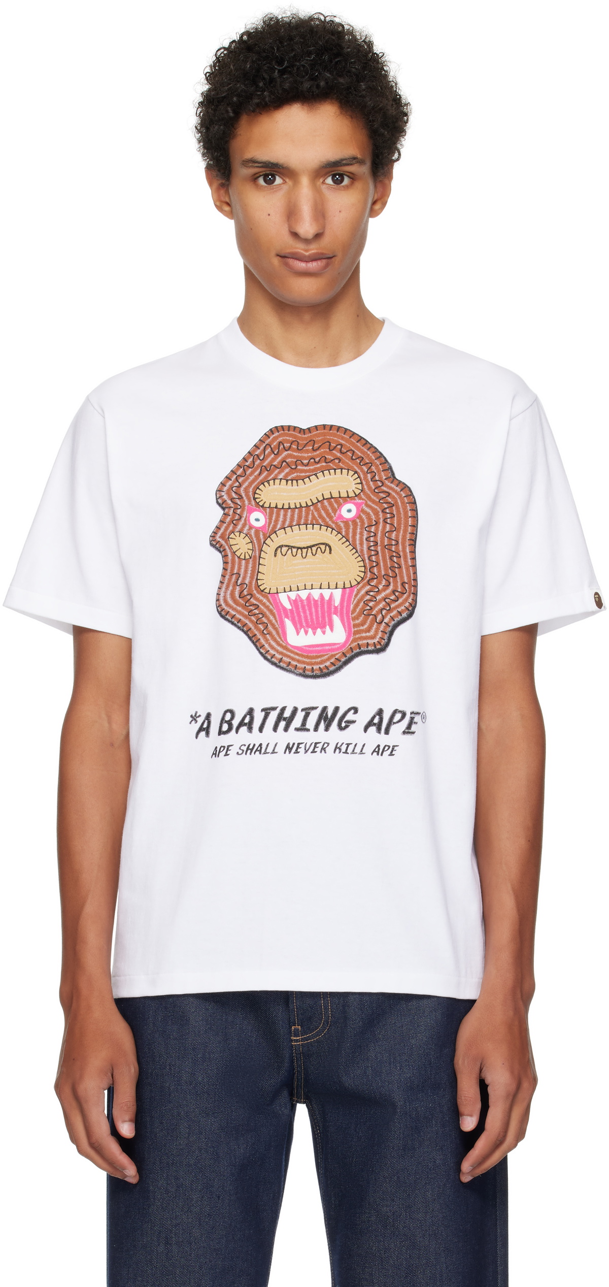 【Mサイズ✨】READYMADE A BATING APE 3PACK TEE A BATHING APE® Lux Sport Pattern Ape Head Relaxed Fit Tee