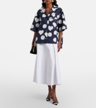 Jacquemus Marin polka-dot cotton poplin shirt