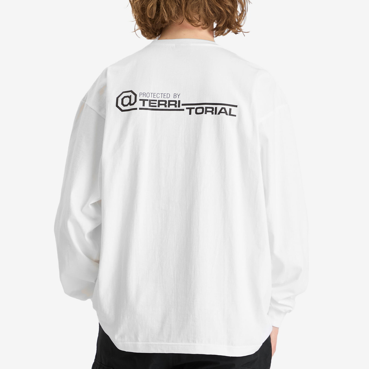 WTAPS Men's Dot Sight Long Sleeve T-Shirt in White WTAPS