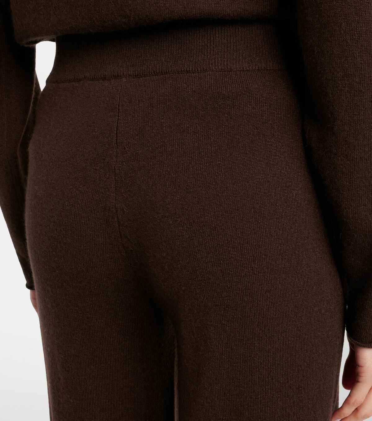 Jardin des Orangers Wool and cashmere wide-leg pants