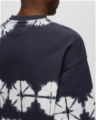 Patta Basic Shibori Crewneck Sweater Blue|White - Mens - Sweatshirts