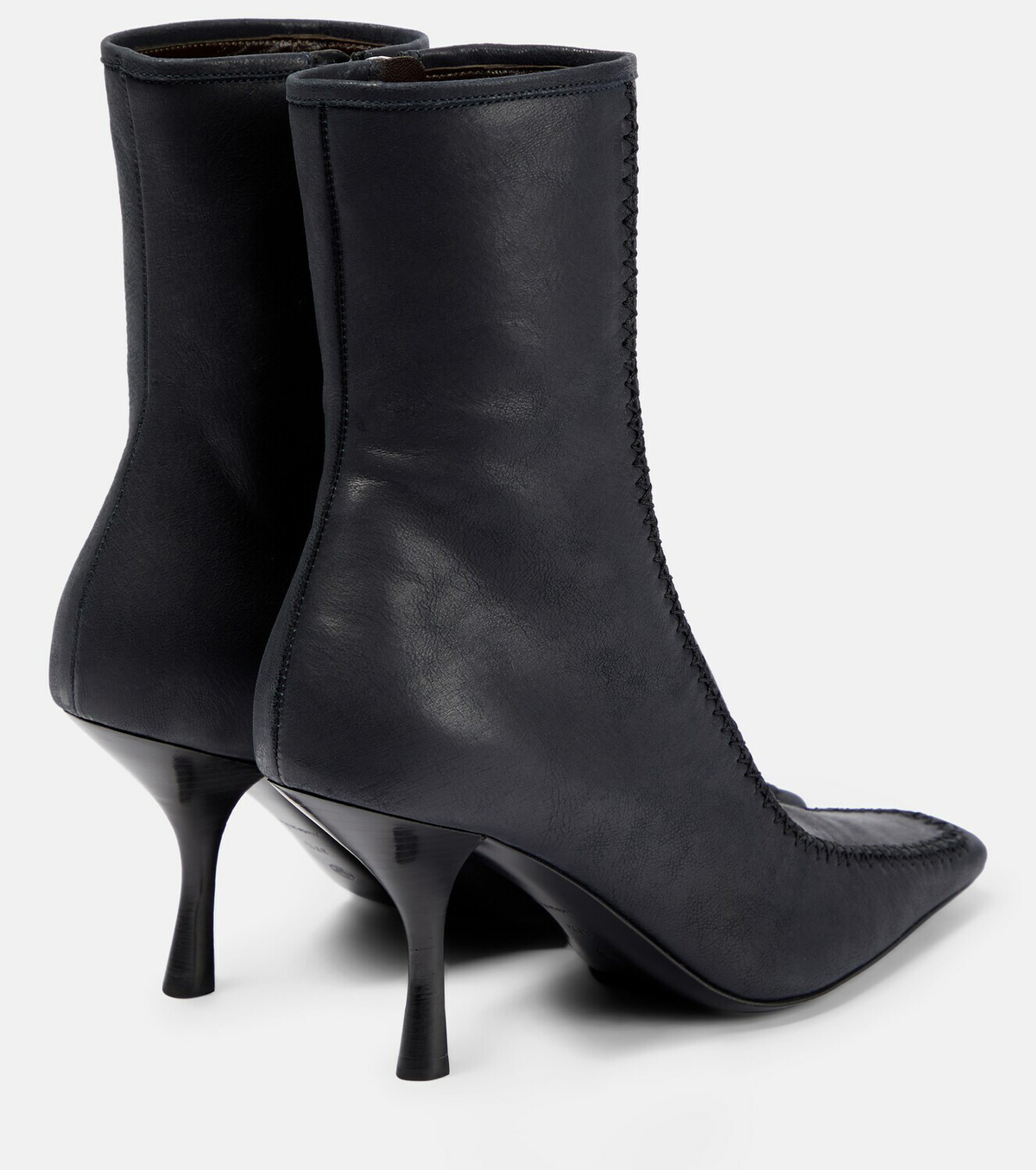 The Row - Romy leather ankle boots