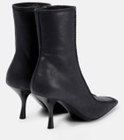 The Row - Romy leather ankle boots