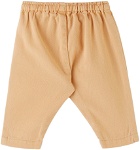 TINYCOTTONS Baby Beige Solid Trousers