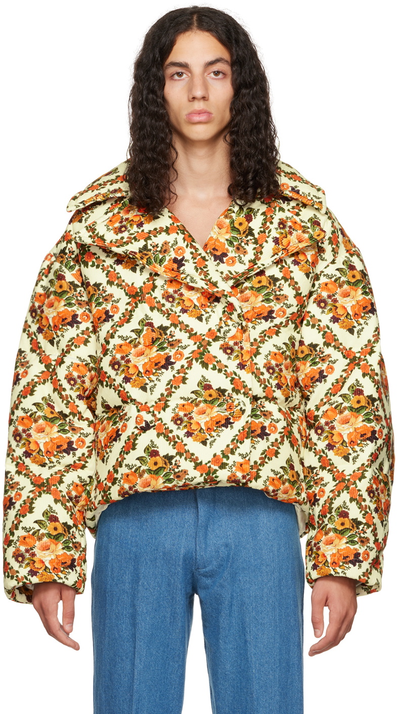 Tanner Fletcher Orange Rita Down Jacket
