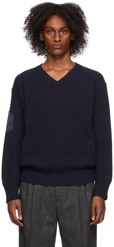 Photo: Maison Margiela Navy Alpaca Sweater