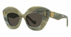 Loewe Retro Screen - Green Sunglasses