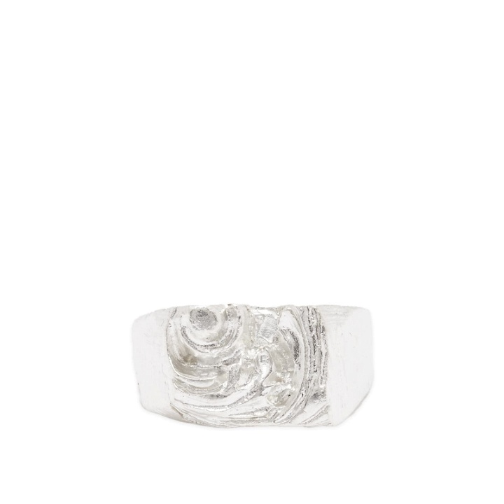 Photo: The Ouze Men's Louze Signet Ring in Silver