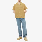 Portuguese Flannel Men's Favo Honey Vacation Shirt in Yellow