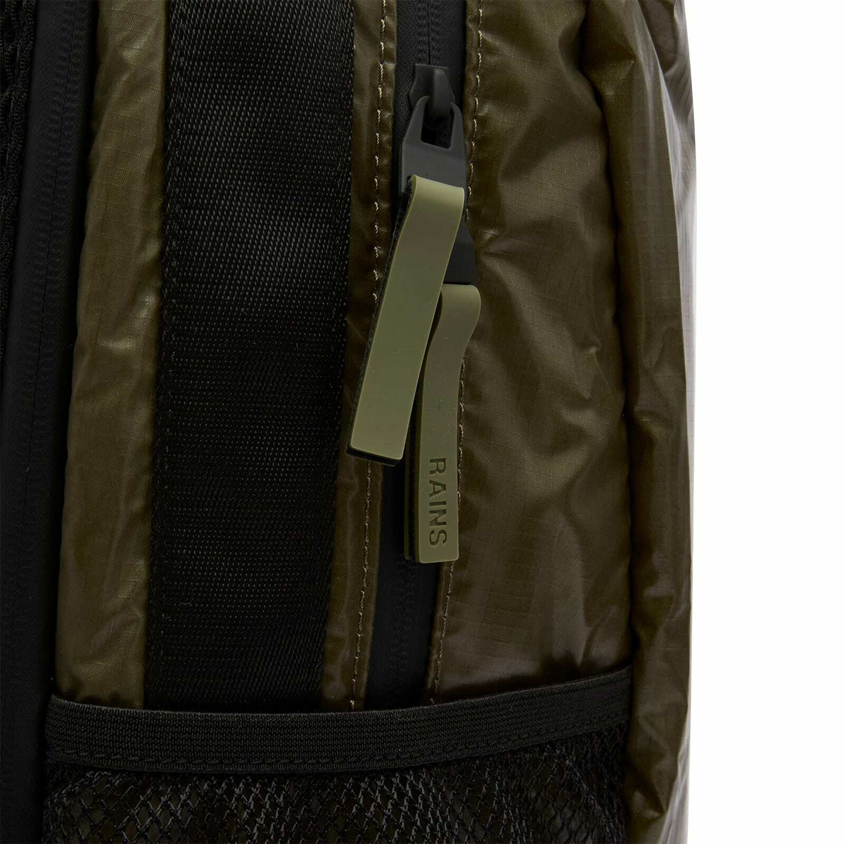 RAINS Sibu Clip Front Backpack in Marsh 