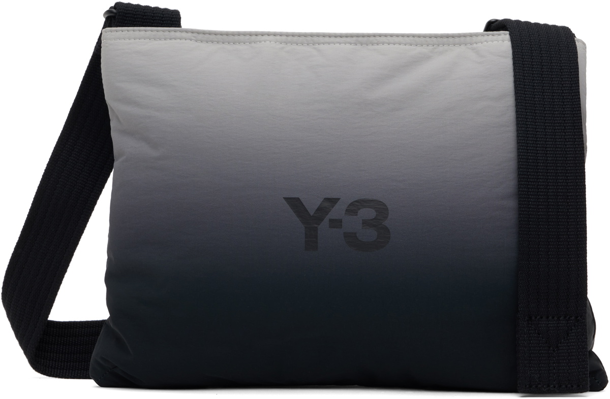 【Y-3】Y-3 N SACOCHE Y-3 Black Nylon Sacoche Bag Y-3