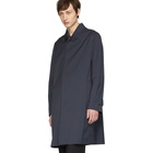 Brioni Blue Packable Travel Coat