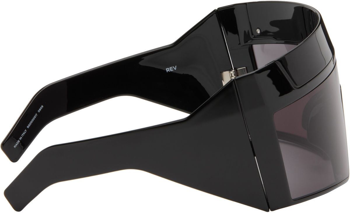 Rick Owens Black SUICIDE Edition Rev Sunglasses