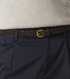 Lardini Braided suede belt