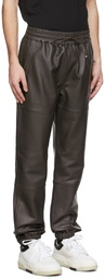 AMIRI Brown Leather Lounge Pants