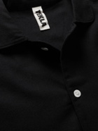 TEKLA - Organic Cotton-Flannel Pyjama Shirt - Black