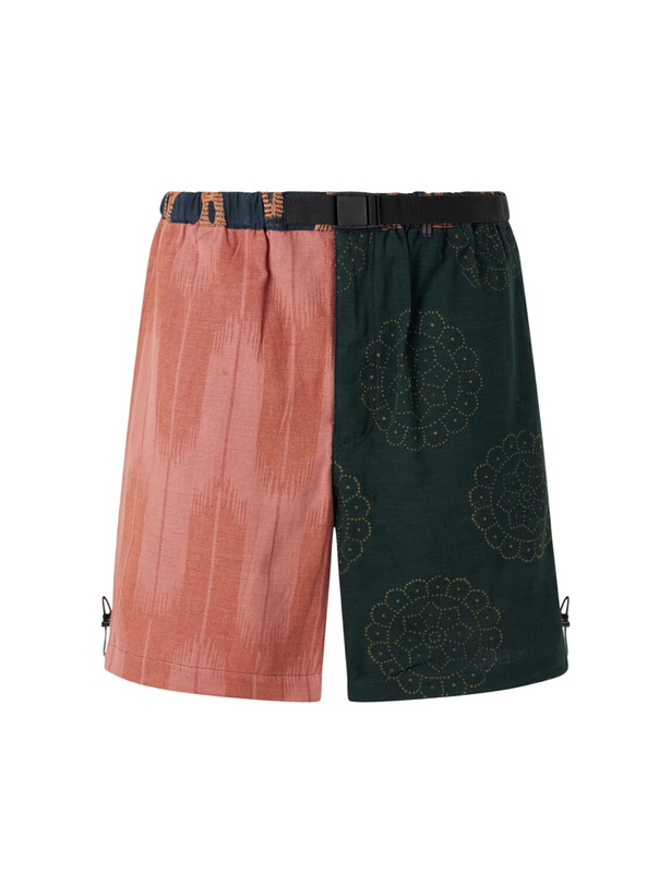 Photo: Kardo - Kami Wide-Leg Belted Cotton Shorts - Multi