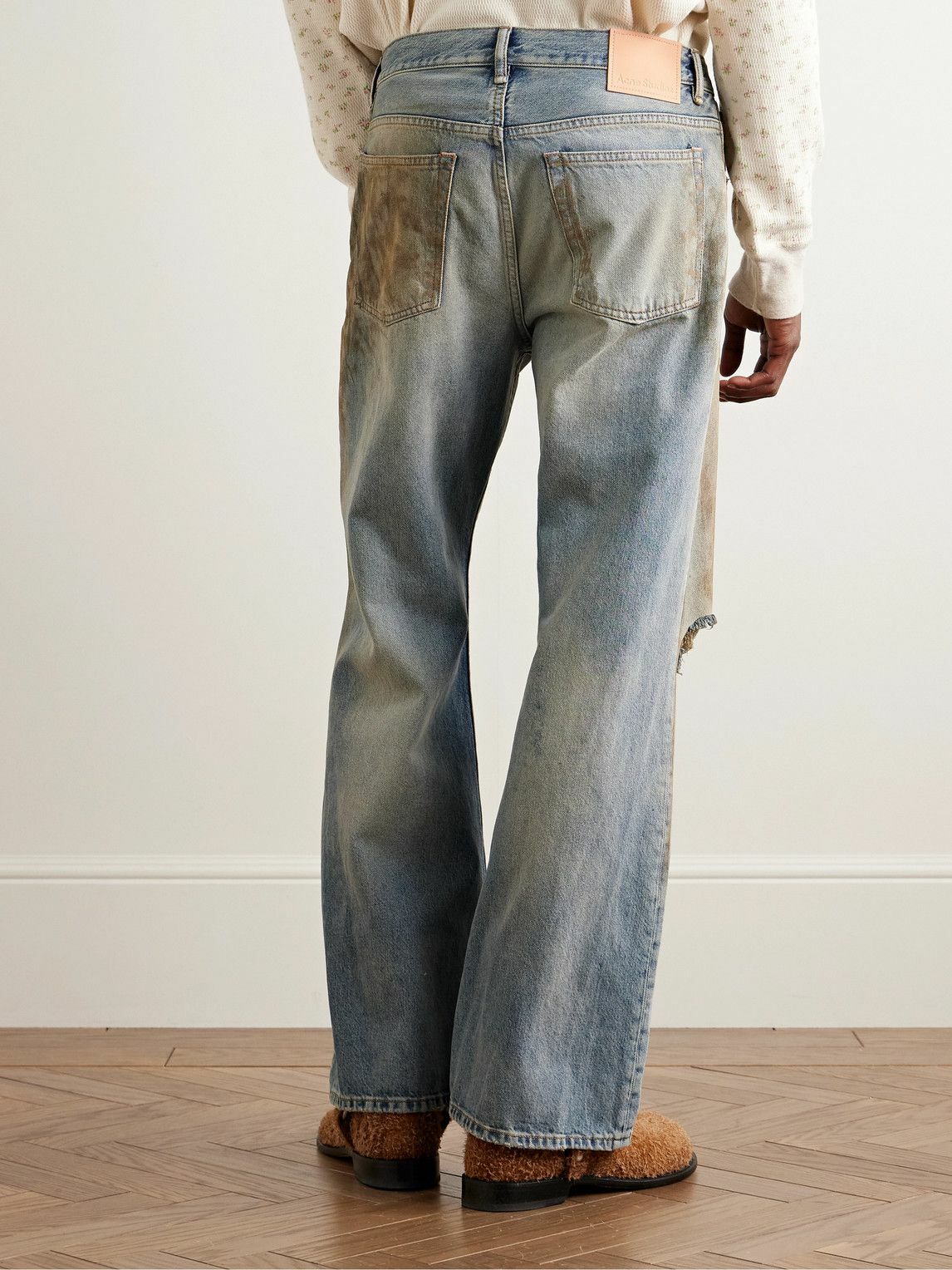 Acne Studios - Straight-Leg Distressed Jeans - Blue