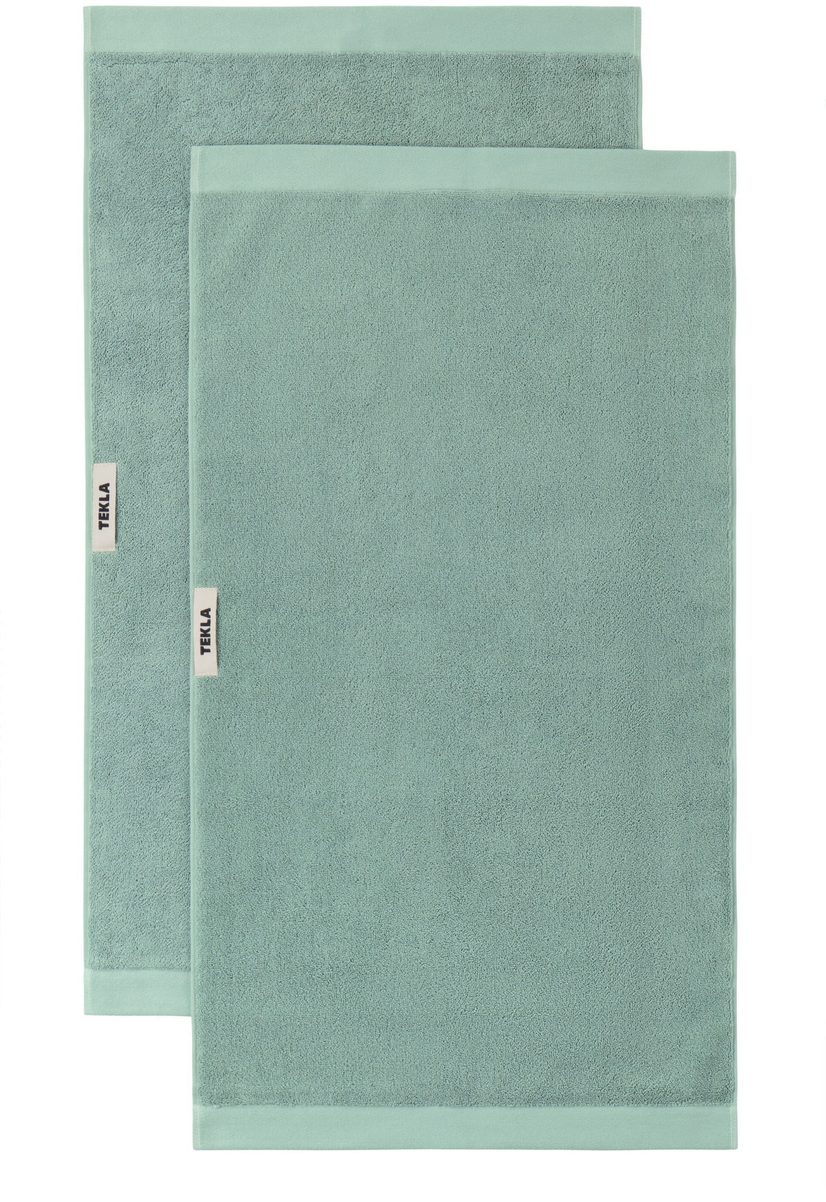 Tekla SSENSE Exclusive Green Terry Heavyweight Hand Towel Set