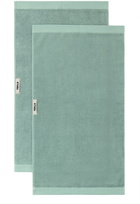 Tekla SSENSE Exclusive Green Terry Heavyweight Hand Towel Set