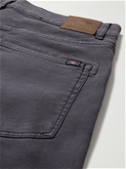 Faherty - Slim-Fit Stretch Cotton-Blend Trousers - Blue