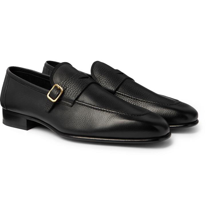 Photo: TOM FORD - Dover Full-Grain Leather Loafers - Black