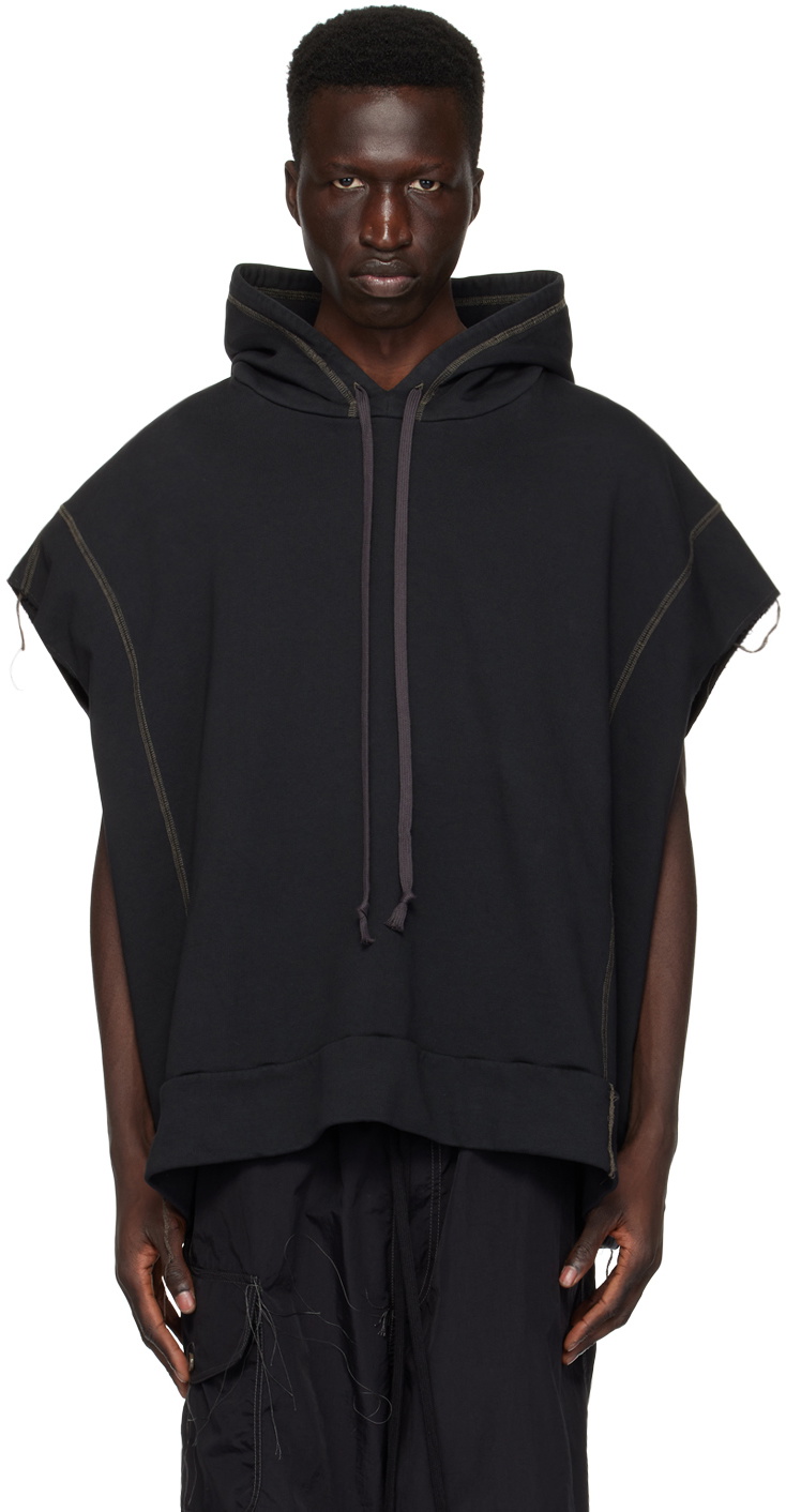 NICOLAS ANDREAS TARALIS Black Thread Hoodie