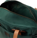 Filson - Leather-Trimmed Cotton-Twill Briefcase - Green