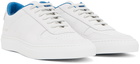 Common Projects White & Blue BBall Summer Sneakers