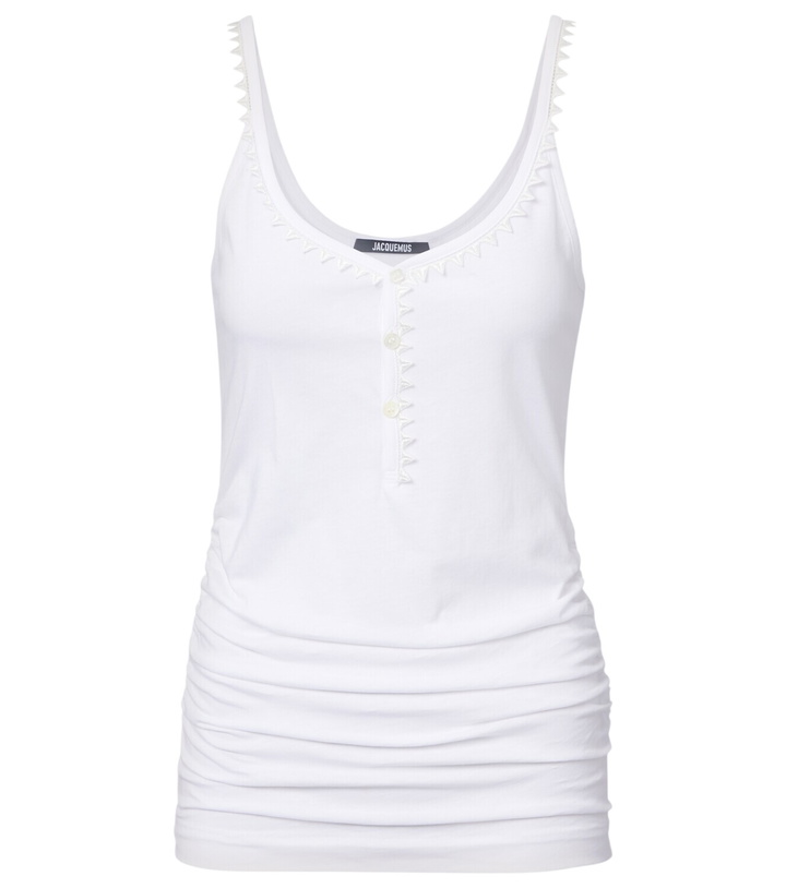 Photo: Jacquemus Clavela cotton tank top