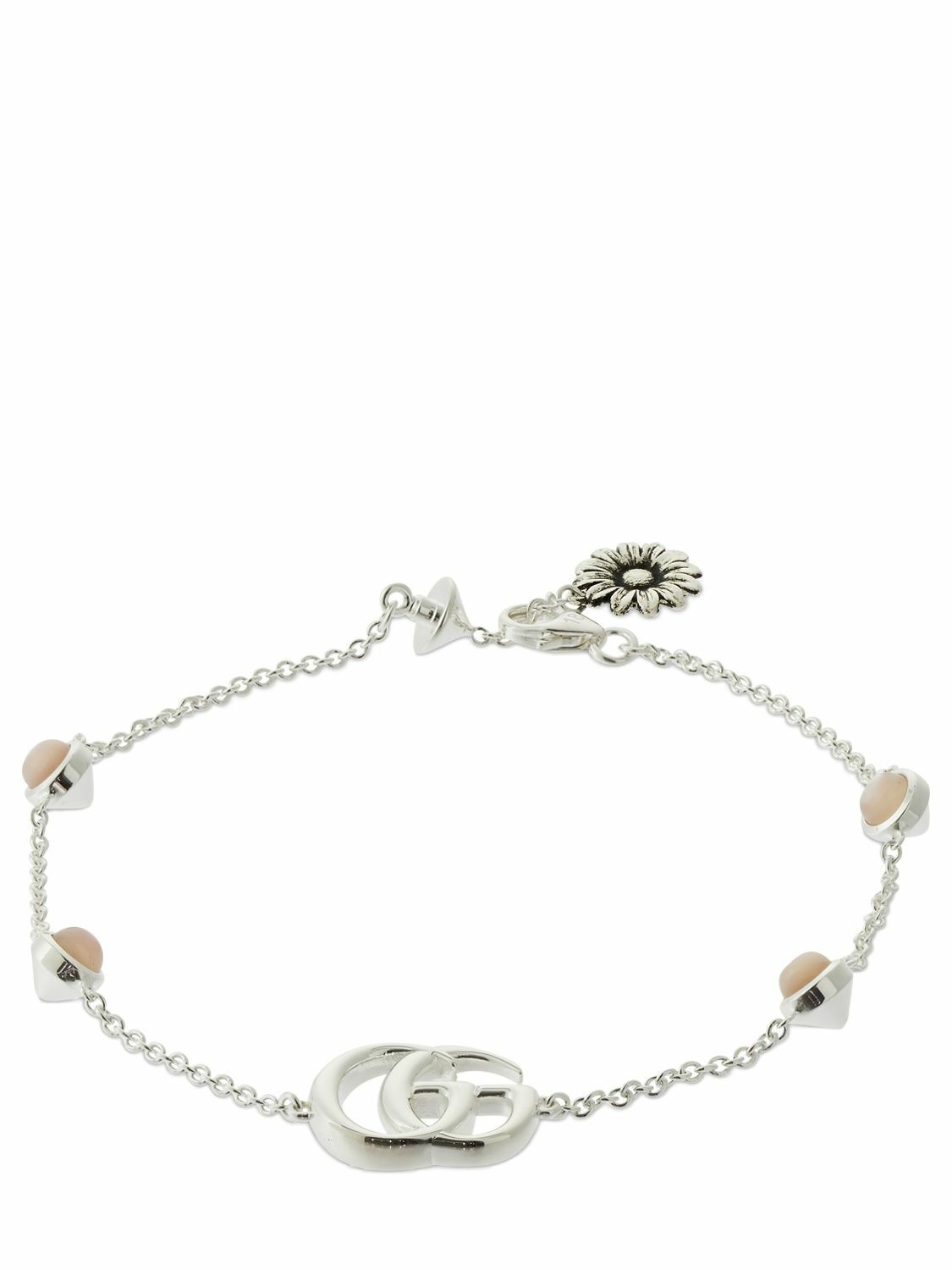 Photo: GUCCI - Double G Mother Of Pearl Bracelet