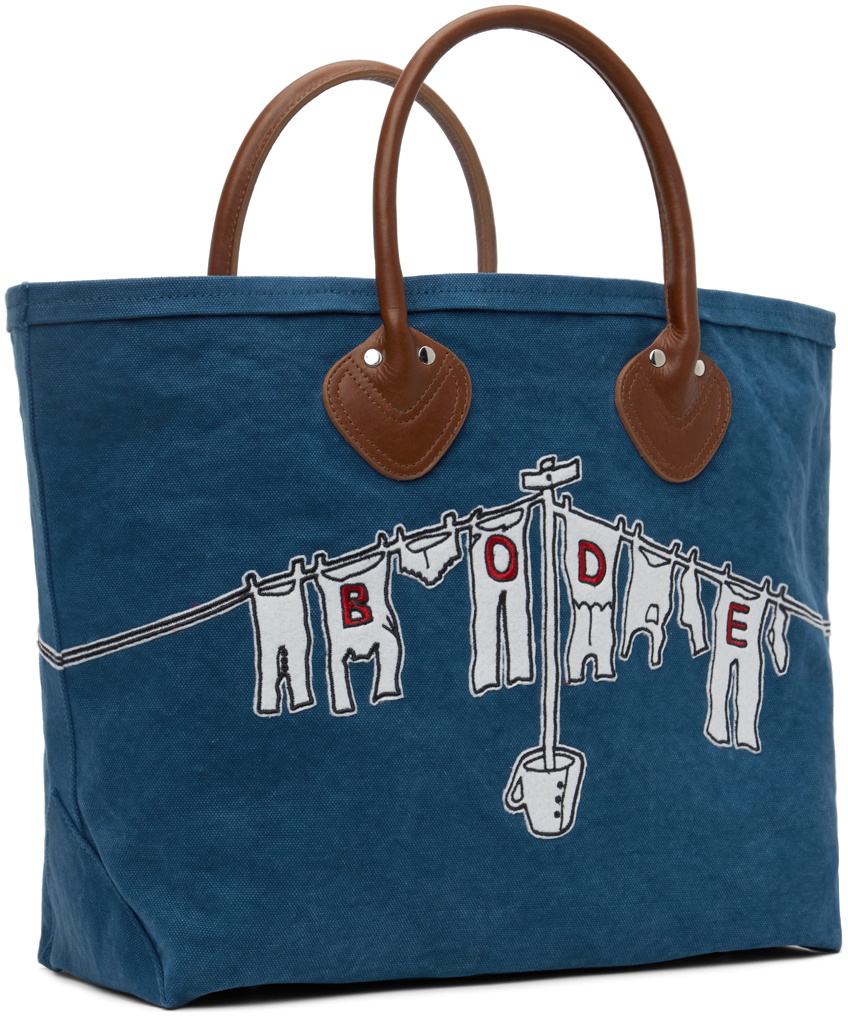 Bode Blue Clothesline Tote Bode