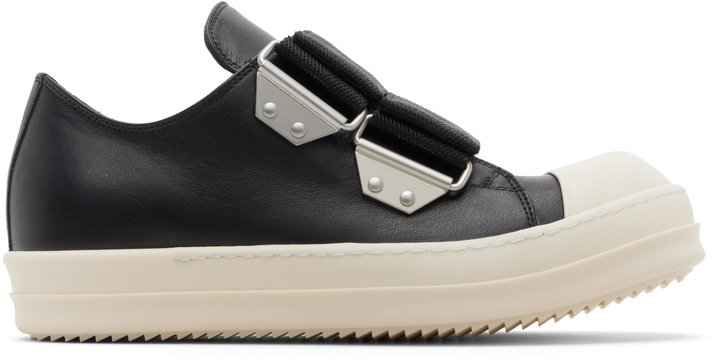 Photo: Rick Owens Black Temple Strap Low Sneakers