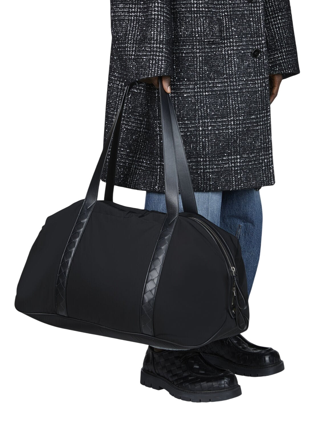 Bottega Veneta Green Voyager Zipped Tote Bottega Veneta