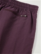 Needles - Straight-Leg Embroidered Shell Swim Shorts - Purple