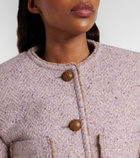 Chloé Wool-blend tweed coat