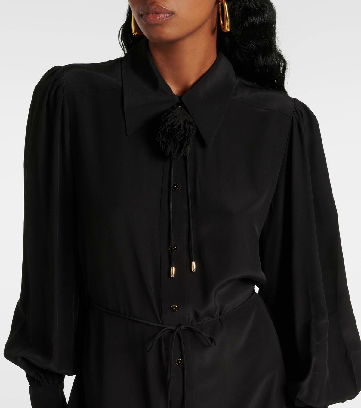 【Zimmermann】Belted ruffled shirt dress Zimmermann Belted ruffled shirt dress Zimmermann