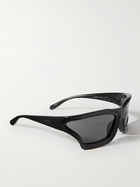 LOEWE - Paula's Ibiza Sporty Mask Oversized D-Frame Acetate Wrap-Around Sunglasses