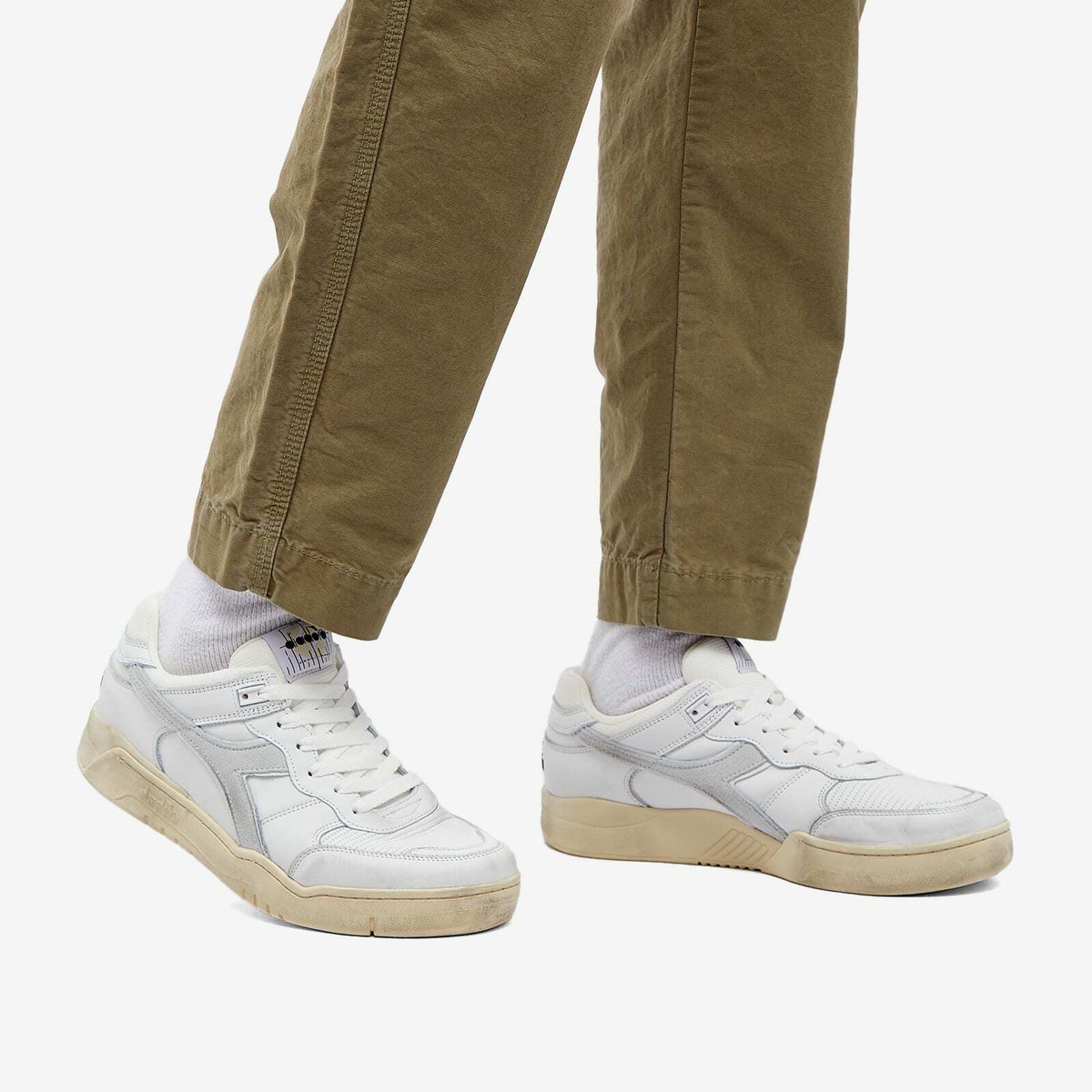 Diadora Men's B.560  Sneakers in White
