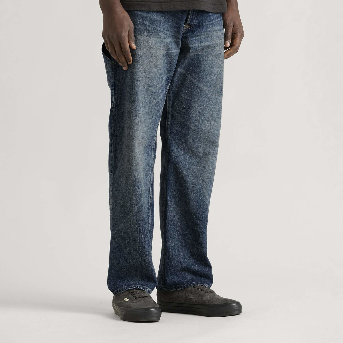 Human Made Men's Straight Denim Work Pants in Indigo