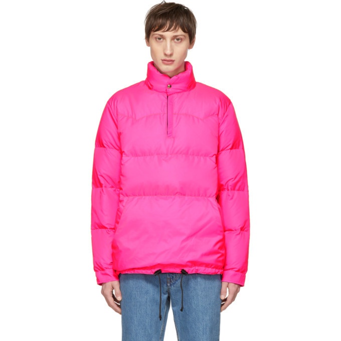 Photo: Bianca Chandon Pink Crescent Down Works Edition Down Western Pullover Jacket