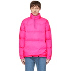 Bianca Chandon Pink Crescent Down Works Edition Down Western Pullover Jacket