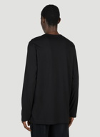 Yohji Yamamoto - Graphic Print Long Sleeve T-Shirt in Black