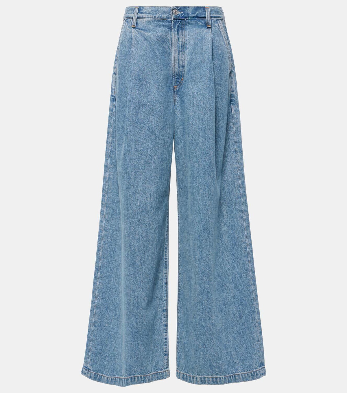【関税込み】AGOLDE ブルー Ellis ジーンズ Agolde Ellis mid-rise wide-leg jeans AGOLDE