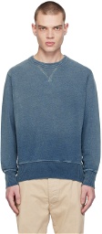 RRL Indigo Faded Sweatshirt