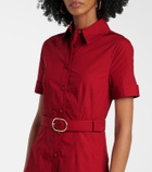 Roland Mouret Cotton poplin shirt dress