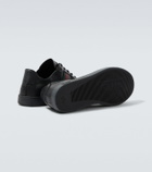 Gucci Stretch Web Stripe leather sneakers