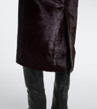 Simkhai Tobiana calf hair pencil skirt