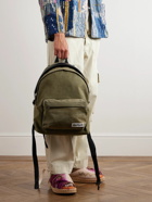READYMADE - Logo-Appliquéd Distressed Cotton-Canvas Backpack